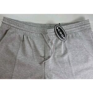 Scoop Women's XL 16-18 Scuba Barrel Pant Cotton GRAY  Pants Pockets NWT